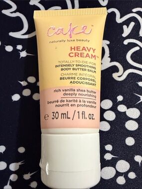 3/$15 🌸 Cake Heavy Cream Body Butter Balm - Rich Vanilla (30 mL)